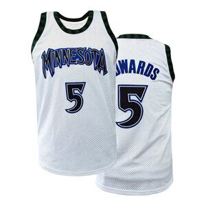 Minnesota Timberwolves Anthony Edwards #5 Basketball Jersey Stitched Men's